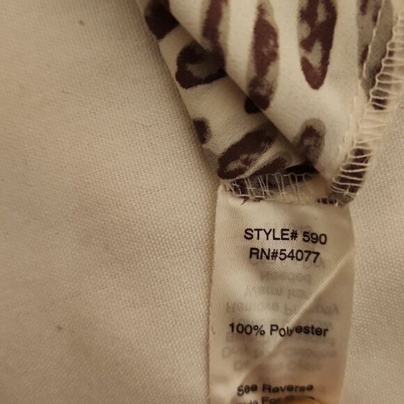 CAbi 590 Wrap Mixed Animal Print Blouse size medium - Picture 9 of 9